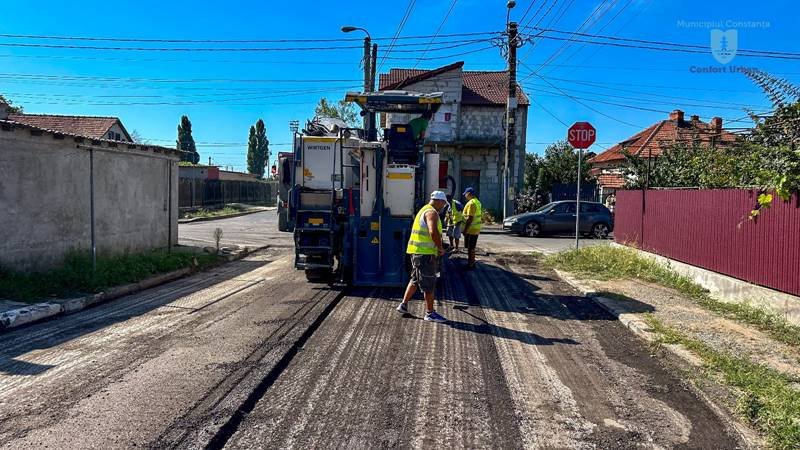 CONSTANȚA. Strada Locotenent Petre Mănoiu din cartierul Palas este reabilitată: restricții de trafic