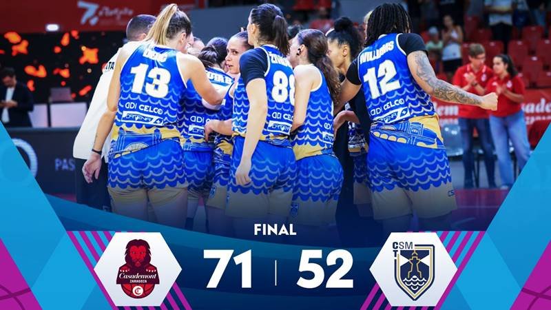 Campioana CSM Constanța, eliminată în preliminarii la prima apariție în Euroliga de baschet feminin