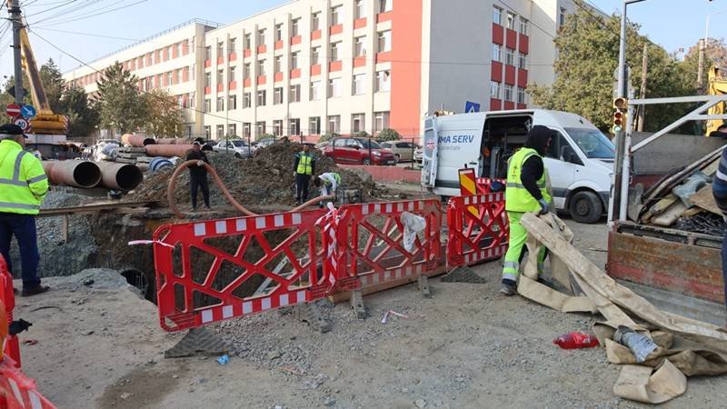 Lucrări complexe ale RAJA în mai multe zone din Constanța: mai mulți consumatori au rămas fără apă