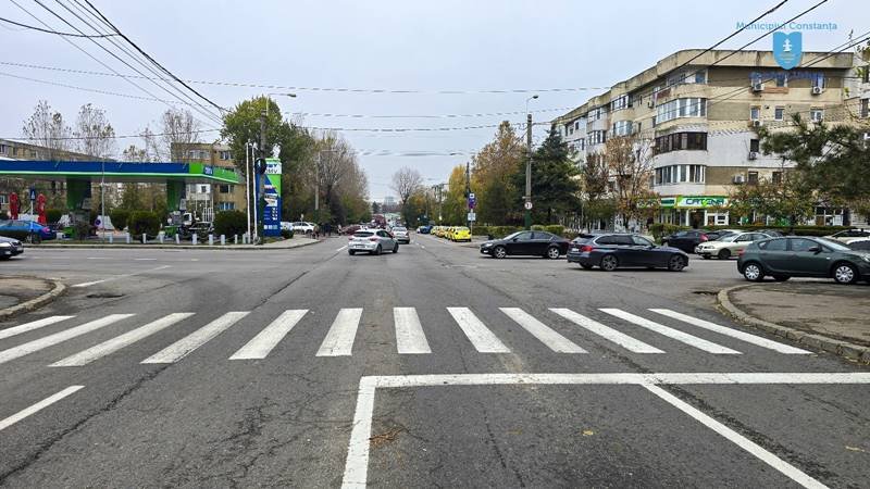 CONSTANȚA. Se amână implementarea sensului giratoriu situat la intersecția Șoselei Mangalia cu strada Caraiman