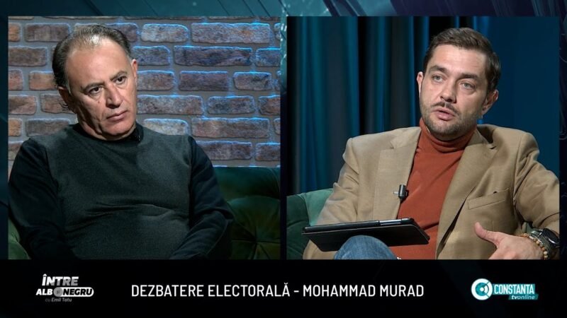 Dezbatere electorală – Mohammad Murad, „Între alb și negru” cu Emil Tatu