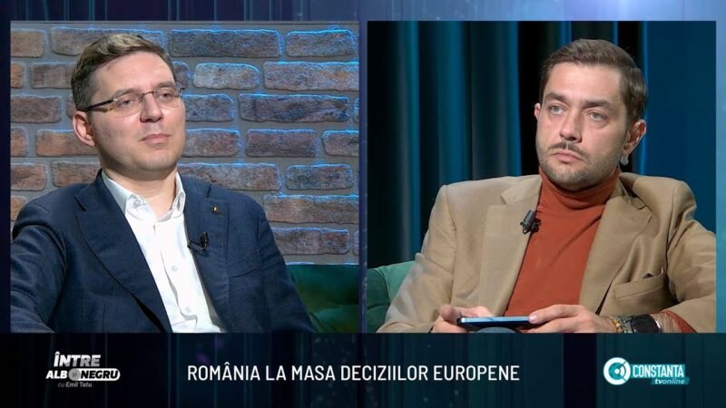 Victor Negrescu, vicepreședinte al Parlamentului European, „Între alb și negru” cu Emil Tatu