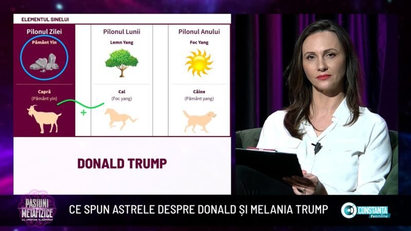 Ce spun astrele despre Donald și Melania Trump, „Pasiuni Metafizice” cu Cristina Vladimirov