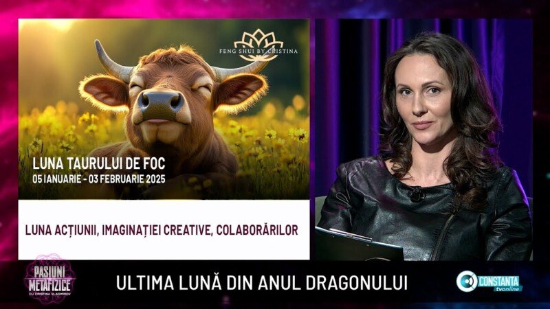 Ultima lună din anul dragonului – „Pasiuni Metafizice” cu Cristina Vladimirov
