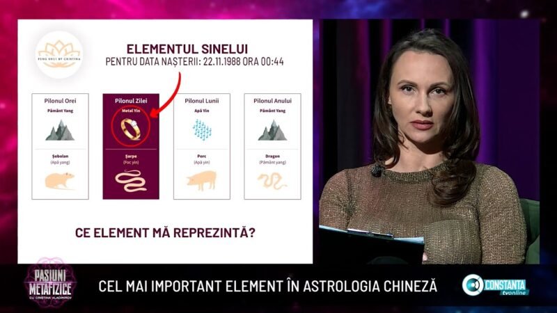 Cel mai important element în astrologia chineză – „Pasiuni Metafizice” cu Cristina Vladimirov.