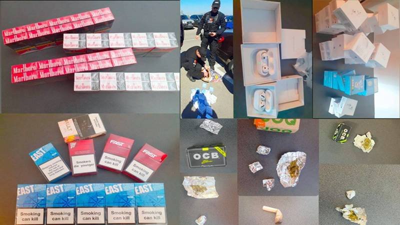 (FOTO) CONSTANȚA. Substanțe interzise, țigări de contrabandă și mărfuri contrafăcute, depistate de polițiștii locali în urma unei acțiuni