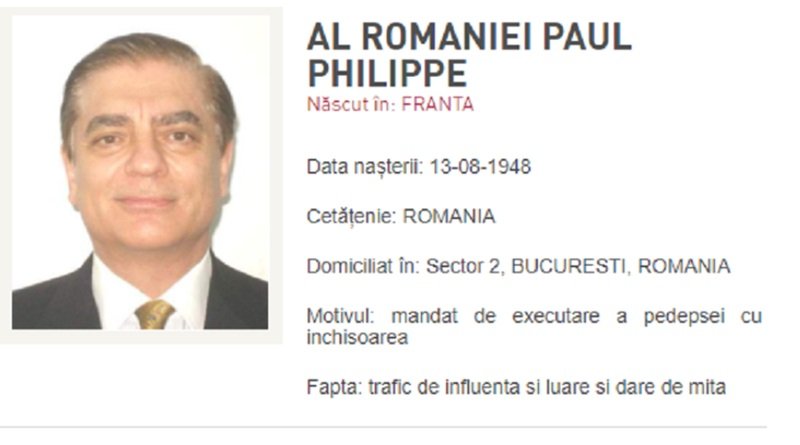 Prinţul Paul Phillipe al României, plasat în arest la domiciliu la Paris, în baza mandatului emis de autorităţile române