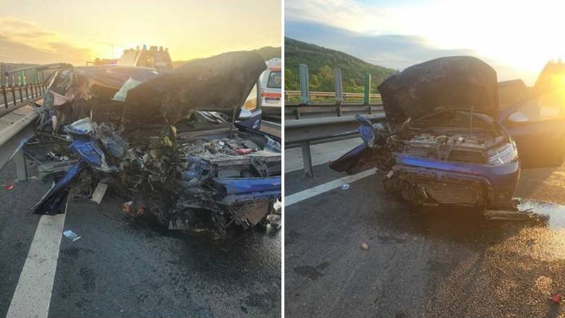 Accident cumplit pe autostrada A1. O femeie din județul Tulcea a murit și alte două persoane au fost rănite, printre care un copil de un an
