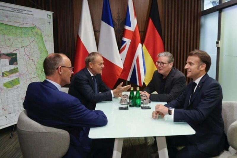 Vizită istorică în Ucraina. Liderii europeni au ajuns la Kiev pentru a-şi arăta sprijinul după parada lui Putin – VIDEO
