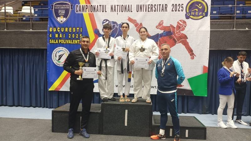 Universitatea Ovidius din Constanța, vicecampioană la Campionatul Național Universitar de Taekwondo WT 2025