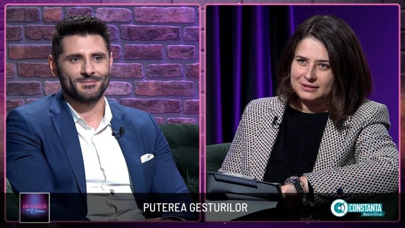 Puterea gesturilor, la „De vorbă cu Oana”