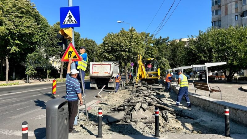 Atenție, șoferi! Au început lucrările de modernizare a bulevardului Tomis – restricții de trafic