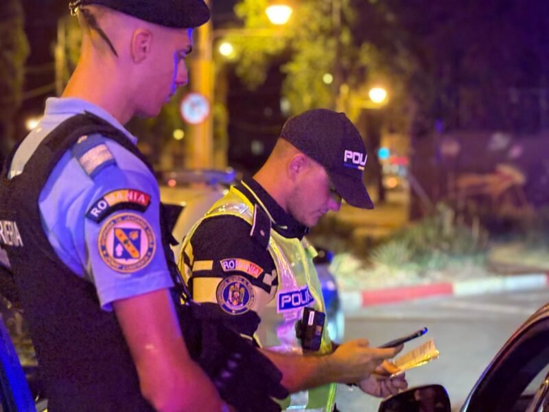 Razie de amploare a polițiștilor rutieri în Constanța. Sute de șoferi au fost testați pentru alcool
