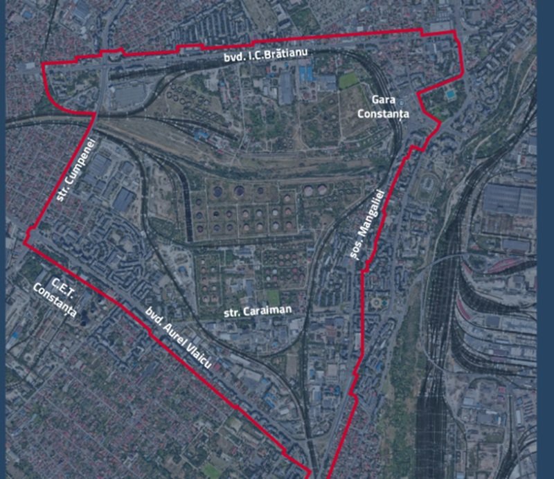 Chestionar despre revitalizarea unei zone industriale degradate, de 420 de hectare, din Constanța. Primăria anunță crearea unui spațiu modern