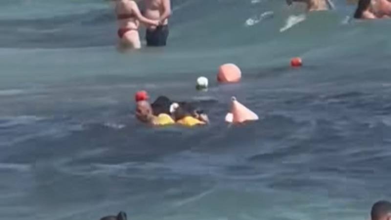 (VIDEO) Intervenție rapidă pe litoral: salvamarii din Eforie Nord au salvat de la înec un copil și un adult