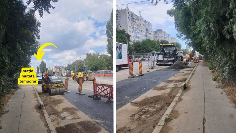CT Bus: Stația Cumpenei, mutată temporar din cauza lucrărilor de asfaltare