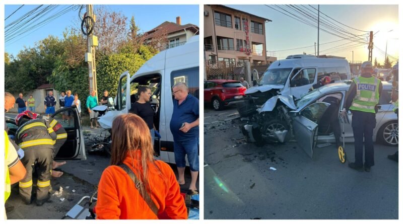 JUDEȚUL CONSTANȚA. Accident grav în această dimineață –  13 persoane, la spital!