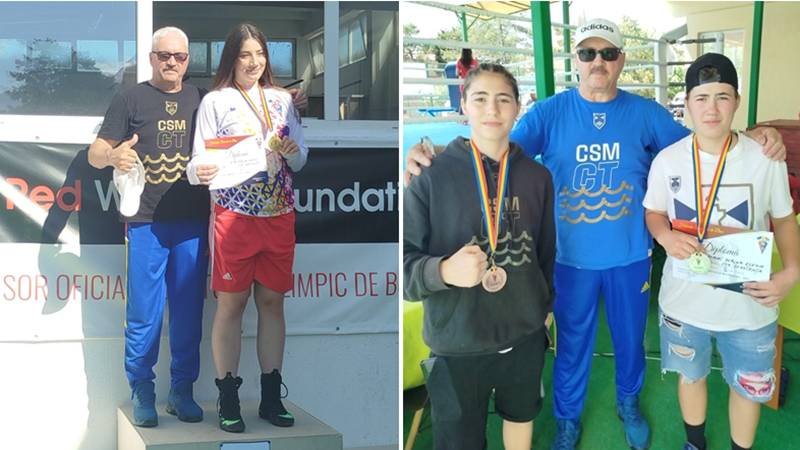 Rezultate remarcabile pentru pugilistele de la CSM Constanța la Campionatul Național de box feminin: medalii de aur, argint și bronz