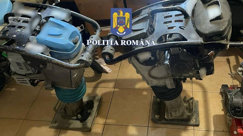 Percheziție în comuna Ciobanu. Utilaje de construcții furate, în valoare de 16.000 de lei, găsite la domiciliul unui bărbat