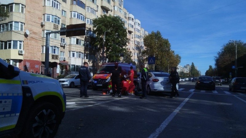 CONSTANȚA. Pieton lovit de mașină în zona Supernova