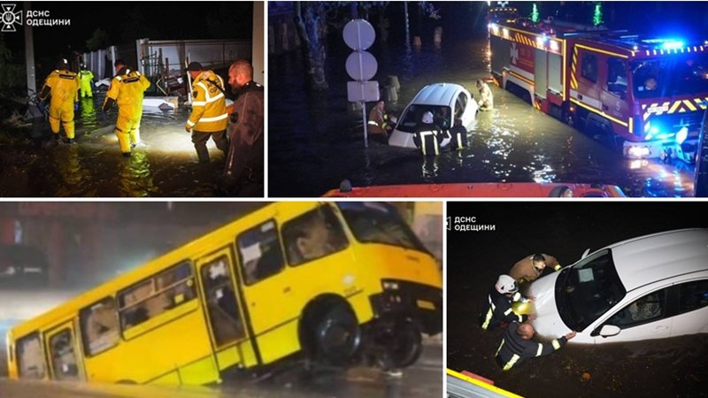 (VIDEO) Inundații devastatoare în regiunea Odesa. Nouă persoane, între care un copil, au murit