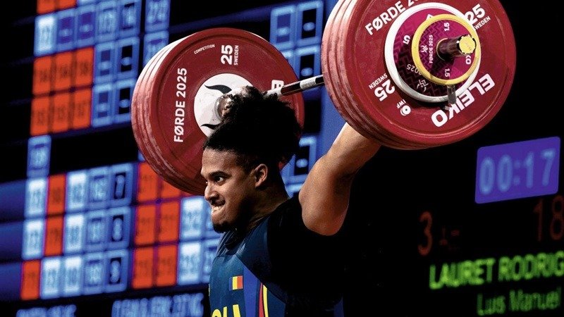 Performanță pentru România! Luis Lauret, medalie de argint la Mondialele de haltere