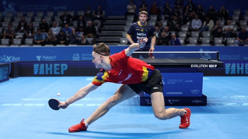 Echipa masculină de tenis de masă a României scrie istorie la Zadar: a eliminat campioana en titre și s-a calificat în semifinale
