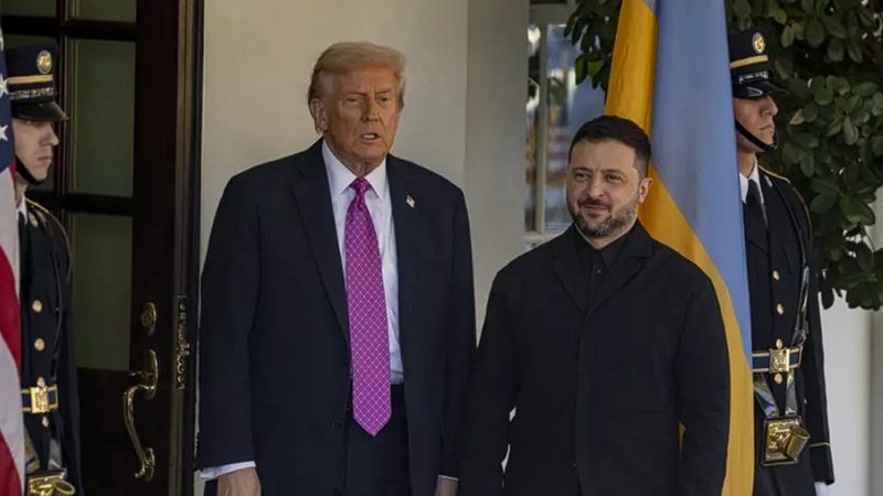 Trump, către Zelenski, la Casa Albă: „Sperăm că vom putea pune capăt războiului fără să ne gândim la rachetele Tomahawk”