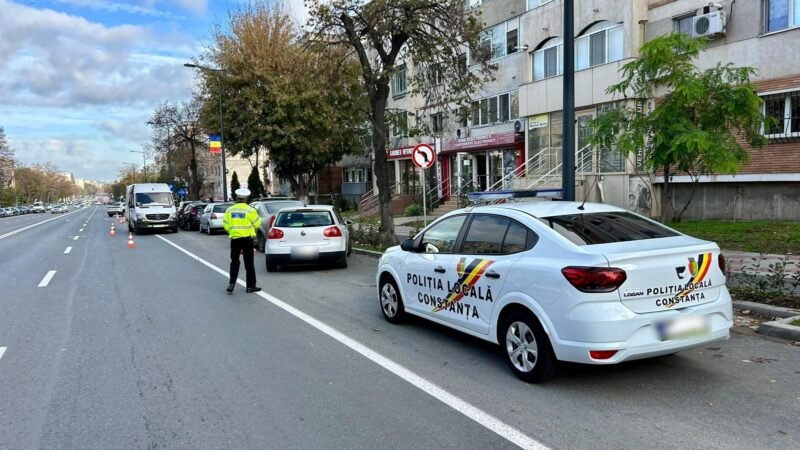 Atenție, șoferi! Se montează stâlpișori pe bulevardul Alexandru Lăpușneanu, între Trocadero și Dacia