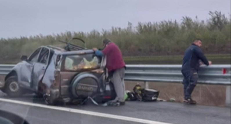Accidentul de pe A2: un șofer și-a pus mama moartă pe bancheta din spate. Costurile repatrierii erau prea mari
