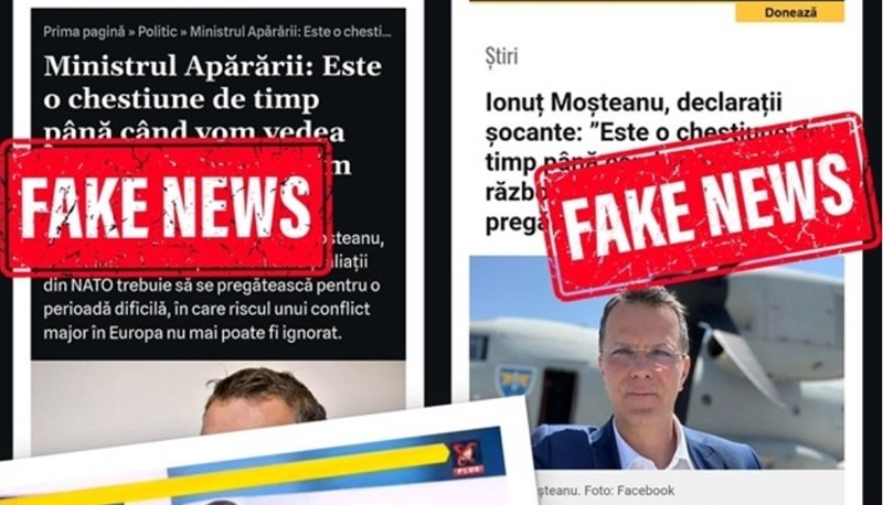 Ministrul Apărării anunţă că va sesiza CNA. „Este o manipulare periculoasă, fake news-urile folosesc doar Rusiei”