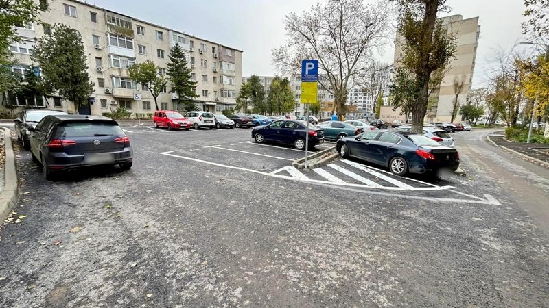 Primăria Constanța: O nouă parcare cu 73 de locuri a fost construită în cartierul Tomis Nord