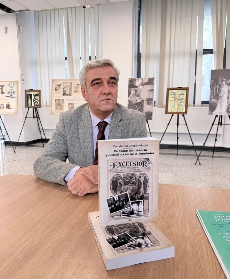 FOTO Eveniment cultural la MINAC: cercetătorul Constantin Cheramidoglu a lansat două volume despre România