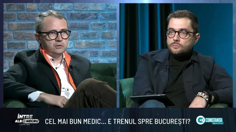Cel mai bun medic… e trenul spre București? „Între alb și negru” cu Emil Tatu