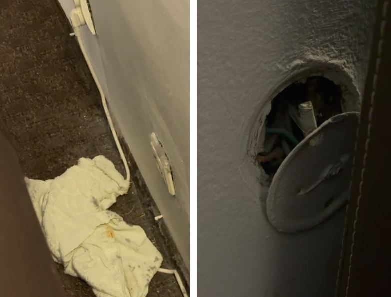 FOTO + VIDEO Holuri murdare, băi degradate și riscuri de incendiu. Hotelul Dobrogea, închis temporar de inspectorii CJPC Constanța