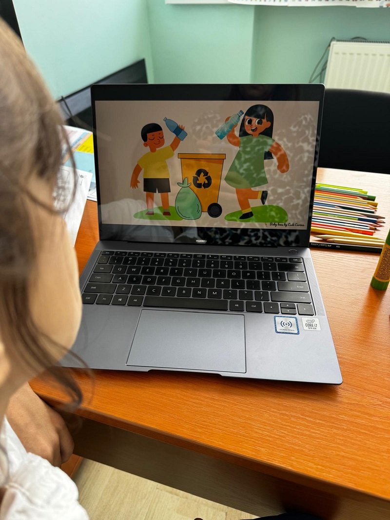 Activități dedicate reciclării și apei, pentru elevii CES, la Liceul Tehnologic Crucea