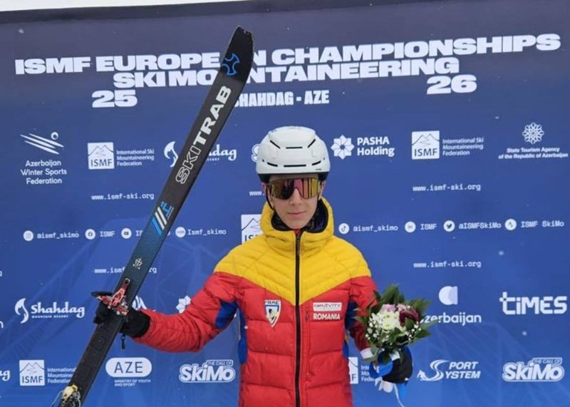 Sportivul român Matei Petre, campion european la schi – alpinism!
