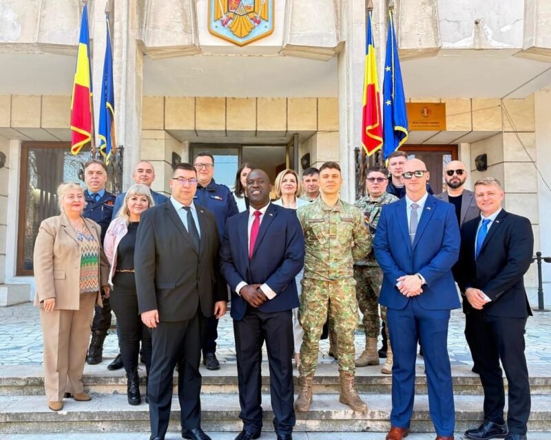 Vizită importantă la Prefectura Constanța. Experți americani, discuții despre siguranța județului