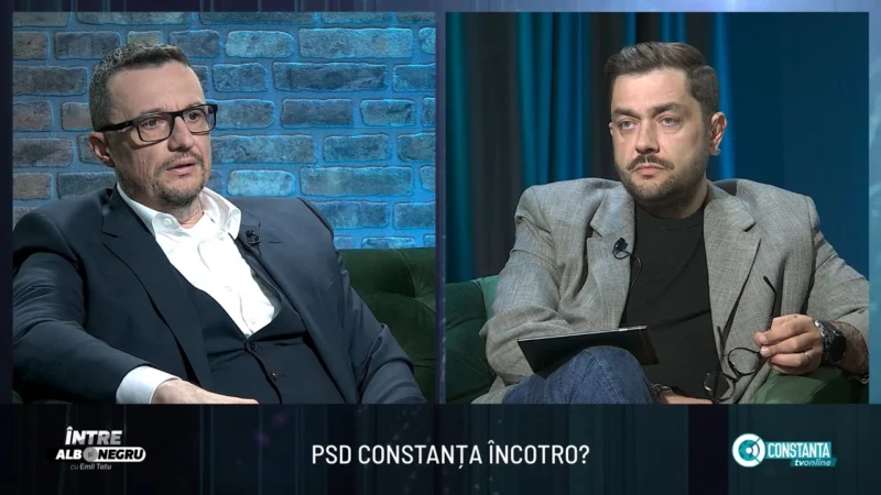 PSD Constanța încotro? „Între alb și negru” cu Emil Tatu