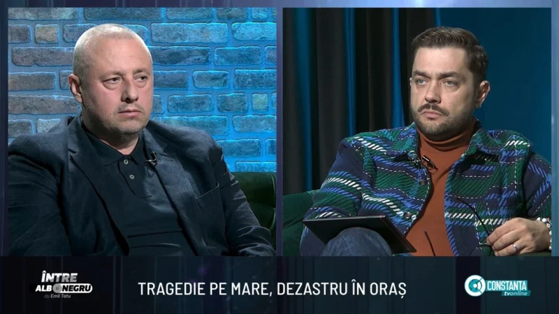 Tragedie pe mare, dezastru în oraș, „Între alb și negru” cu Emil Mihail Tatu