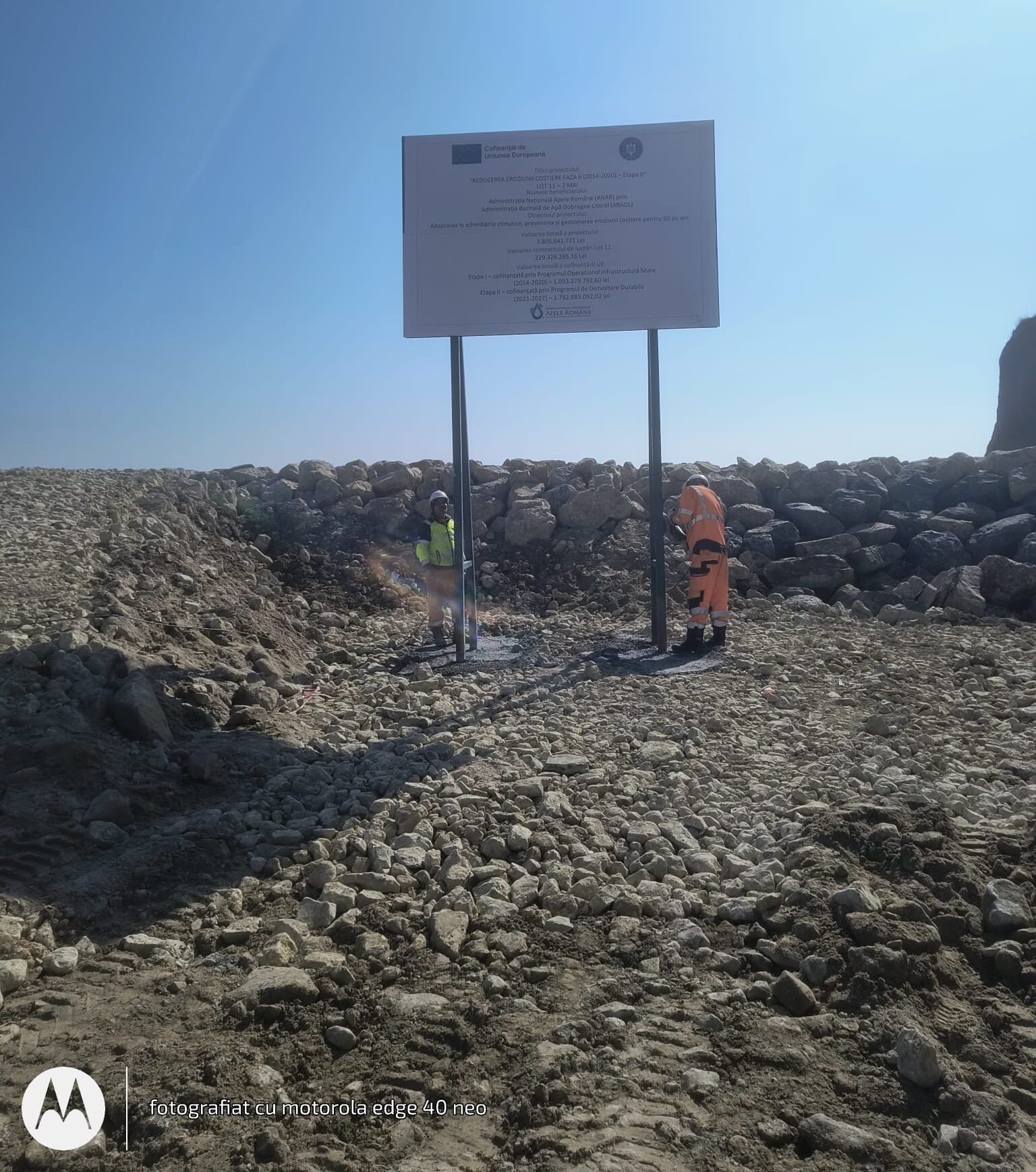 Lucrări ample pentru protejarea litoralului, în zona 2 Mai. Intervenții pentru combaterea eroziunii costiere