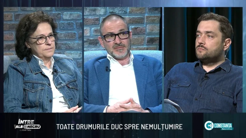 Toate drumurile duc spre nemulțumire „Între alb și negru” cu Emil Tatu