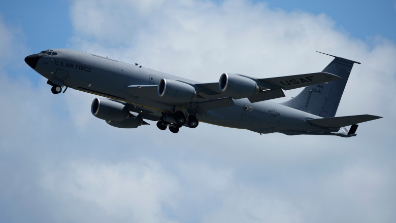 Trei avioane militare americane de realimentare în aer ajung la Constanța. Aeronavele KC-135R vor opera de la Mihail Kogălniceanu