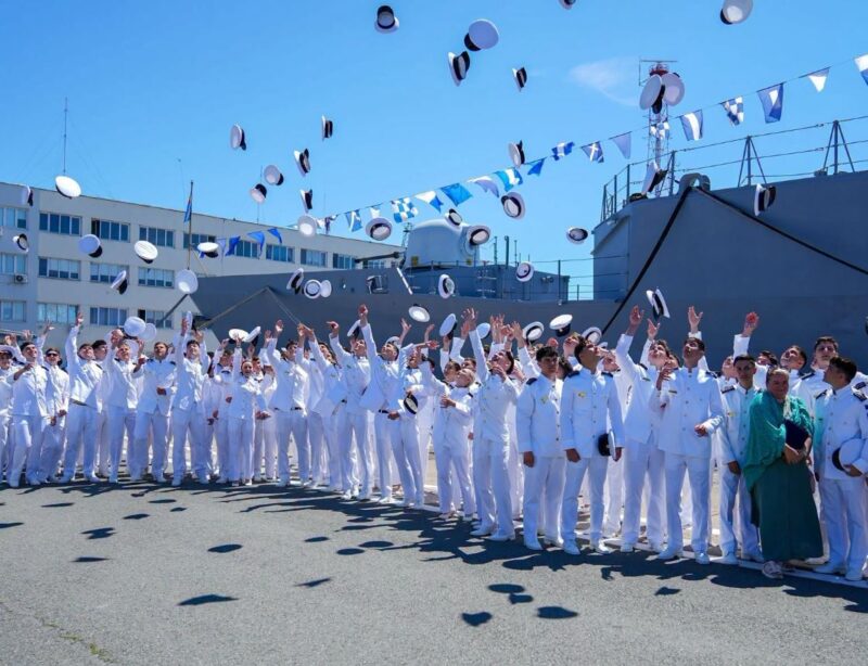 Portul militar Constanța, gazda ceremoniei de absolvire a noii promoții de elevi militari