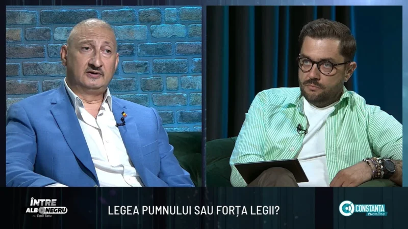 Legea pumnului sau forța legii? „Între alb și negru” cu Emil Tatu