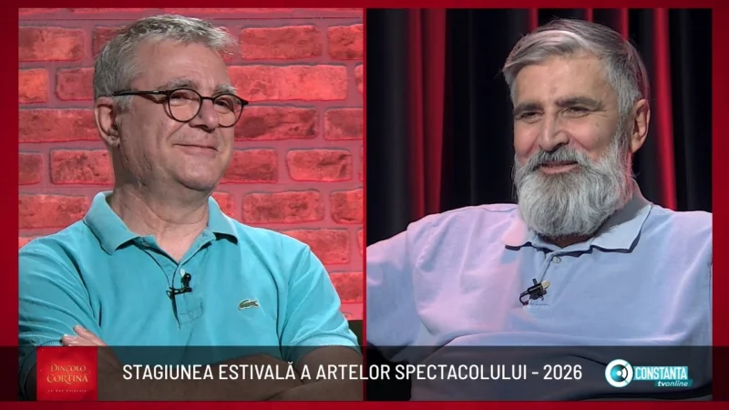 Stagiunea estivală a artelor spectacolului – 2026 (1), „Dincolo de cortină” cu Dan Cojocaru