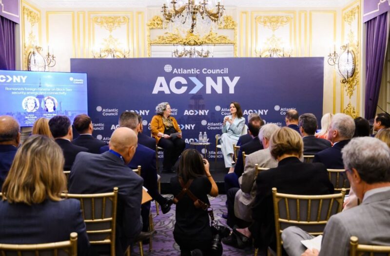 Oana Țoiu, la Atlantic Council, despre securitatea Mării Negre și cooperarea cu SUA