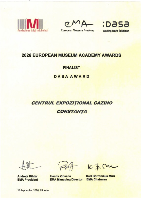 Muzeul Cazinoului din Constanța, finalist la European Museum Academy Awards 2026