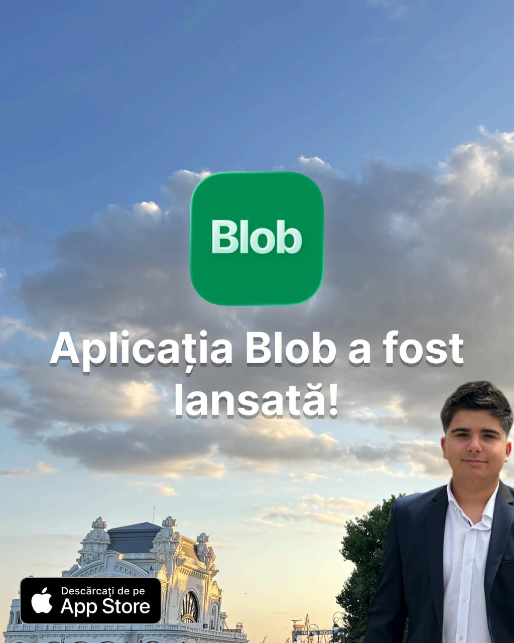 Sebastian Gabriel Enache, elev la Liceul Teoretic „George Călinescu”, a lansat aplicația Blob, care care identifică deșeurile cu ajutorul AI