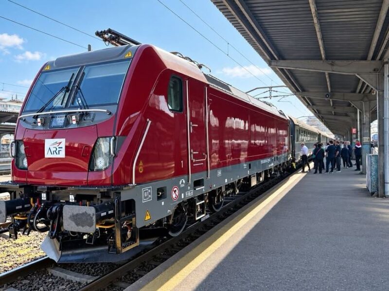 Prima locomotivă electrică nouă a intrat în circulație pe ruta București–Constanța
